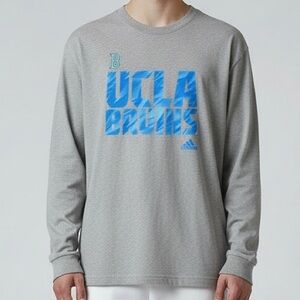 Adidas Climalite Gray UCLA Bruins Graphic Ultimate Tee